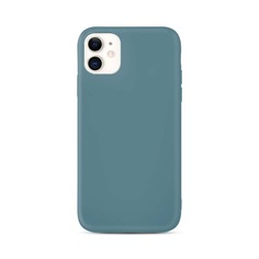 1шт однотонный чехол для iPhone Shein
