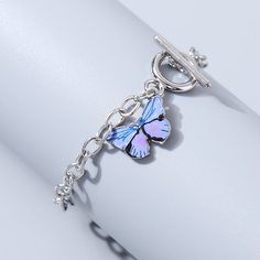 Браслет на цепочке с бабочкой Shein