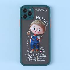 1шт чехол для iPhone с мультипликационным принтом Shein