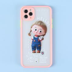 Чехол для iPhone с мультипликационным рисунком 1шт Shein