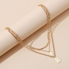 Многослойное ожерелье с цепочкой Shein