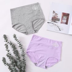 Многоцветный Животный принт Бесшовные трусы Shein
