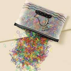 5000шт красочная резинка для волос и девочек Shein