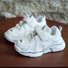 Кроссовки на платформе и липучке для девочек Shein