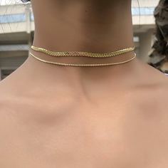 2шт однотонный чокер Shein