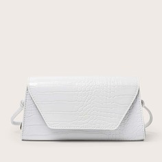 Сумка через плечо с рельефным узором Shein