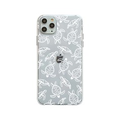 Чехол для iPhone с принтом "черепаха" 1шт Shein