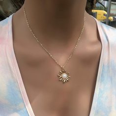 Ожерелье с декором подсолнуха Shein