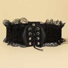 Ремень с кружевным декором и шнурком Shein