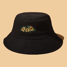 Шляпа с вышивкой маргаритки Shein