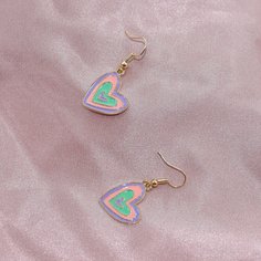 Серьги-подвески с сердечком Shein