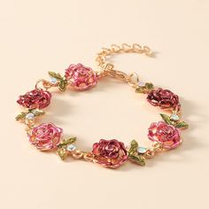 Браслет-цепочка с декором цветка Shein