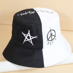 Мужская шляпа с рисунком звезды Shein