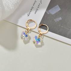 Серьги-подвески с сердечком из смолы Shein