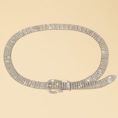 Ремень со стразами Shein