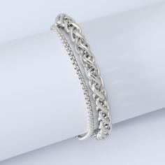 Мужской металлической многослойный браслет Shein