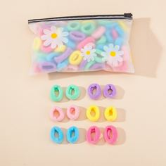 100шт резинка для волос и девочек Shein