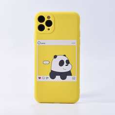 Чехол для iPhone с принтом медведя Shein