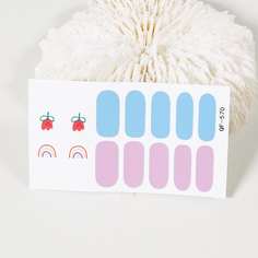 Стикер для ногтей с мультипликационным рисунком 1 лист Shein