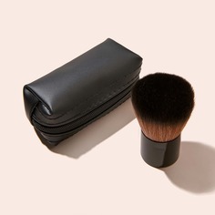 1шт Пухлая кисточка для пудры и сумка для хранения 1шт Shein