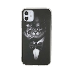 Чехол для iPhone с принтом кота Shein