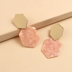 Акриловые серьги в геометрической форме Shein