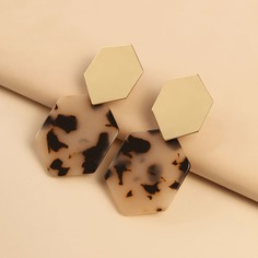 Акриловые серьги в геометрической форме Shein
