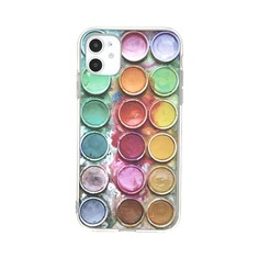Чехол для iPhone с пигментным рисунком 1шт Shein