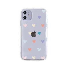 Чехол для iPhone с принтом сердца Shein