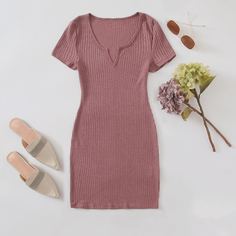 Вязаное платье Shein