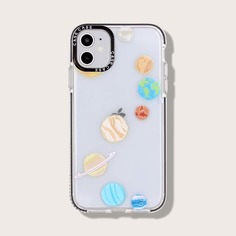 1шт чехол для iPhone с мультипликационным принтом Shein