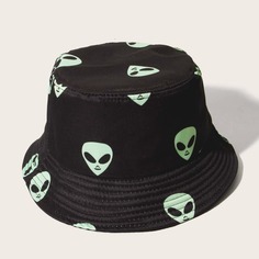 Мужская шляпа с инопланетным узором Shein