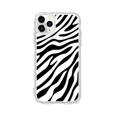 1шт чехол для iPhone с зебровым узором Shein