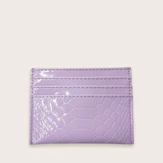 Кошелек с держателем для карты и крокодиловым тиснением Shein