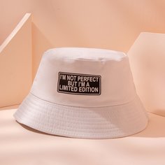 Шляпа с текстовым принтом Shein