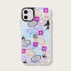 Чехол для iPhone с текстовым принтом Shein