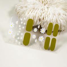 1 лист Стикер для ногтей с цветочным узором Shein