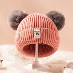 Детская шапка с помпоном Shein