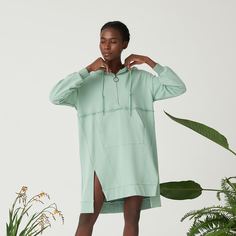 Хлопковый свитшот оверсайз Shein
