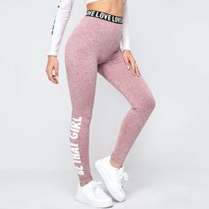 Контрастный Повседневный Леггинсы Shein