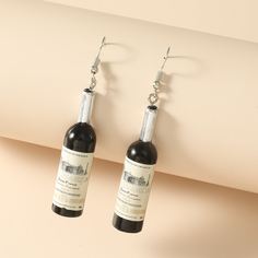 Серьги-подвески в форме бутылки вина Shein