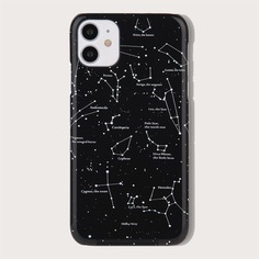 Чехол для iPhone с принтом созвездий Shein