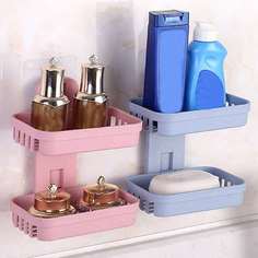 Двухслойный держатель для мыльницы случайного цвета 1шт Shein