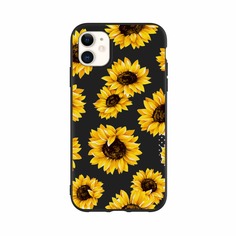 Чехол для iPhone с принтом подсолнуха Shein