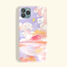 Разноцветный чехол для iPhone с рисунком облака Shein