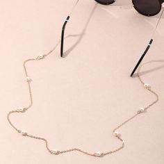 Цепочка для очков с искусственным жемчугом для девочек Shein