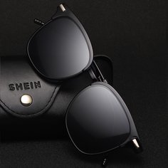 Мужские солнцезащитные очки в классической оправе Shein
