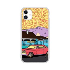 Чехол для iPhone с рисунком автомобиля Shein