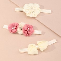 Детская повязка на голову с цветком 3шт Shein