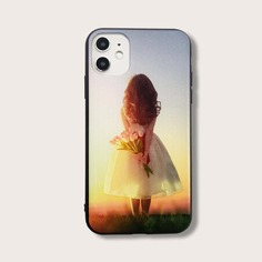 Чехол для iPhone с графическим принтом Shein